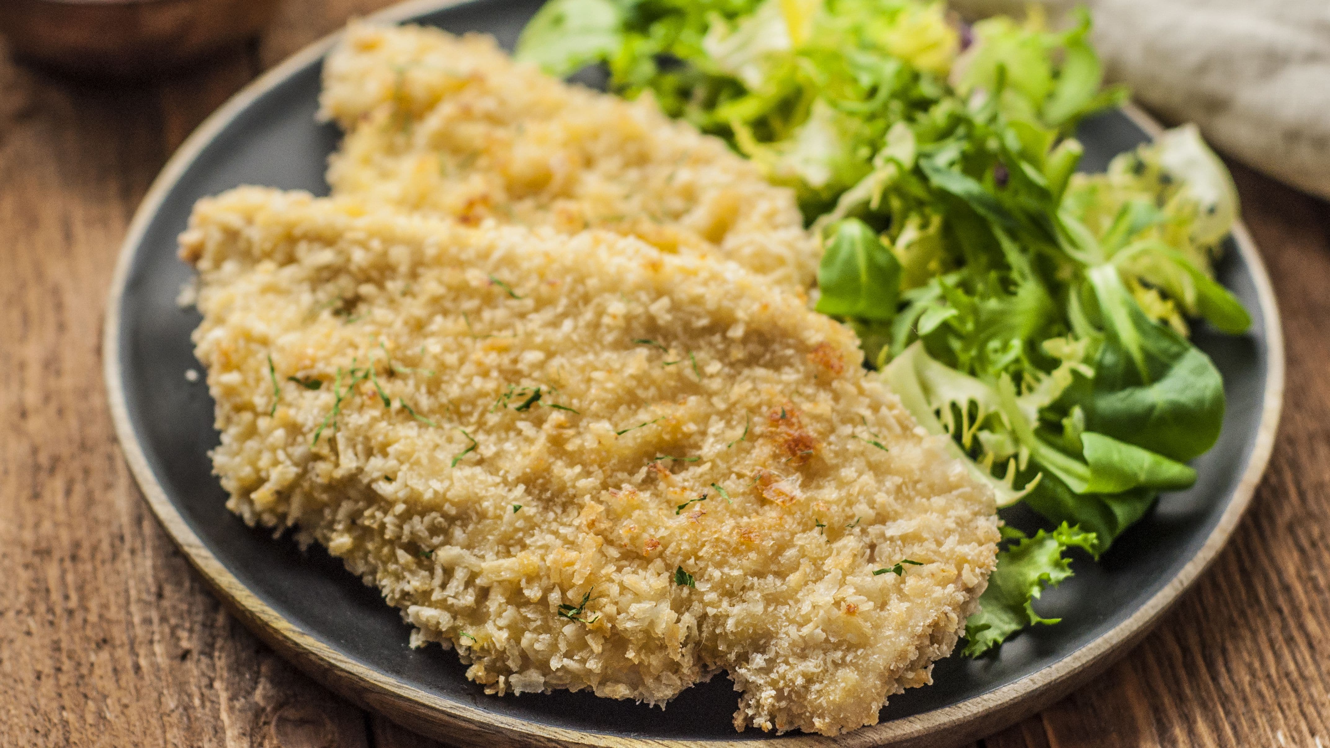 Poultry - Chicken Milanese HALAL Breaded & Flattened (8oz x 2) 1lb